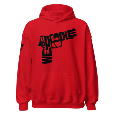 Second Amendment Hoodie for American Patriots. red
